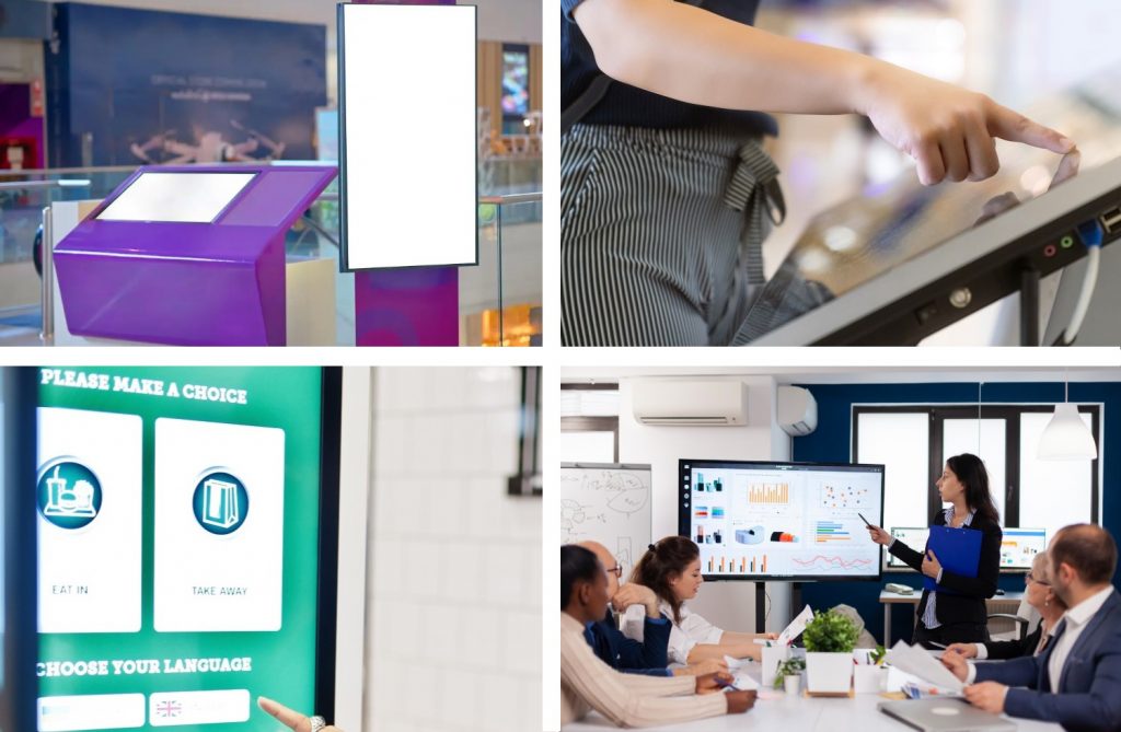 interactive screens leasing example